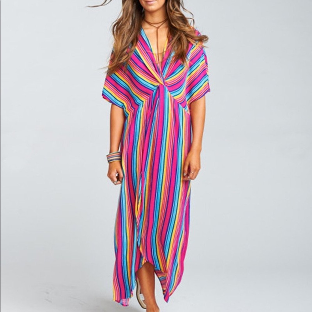 SMYM stripe maxi dress